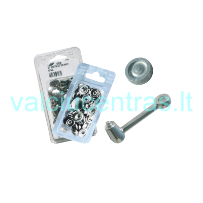 N. plieno tento kniedės su tvirtinimo įrankiu